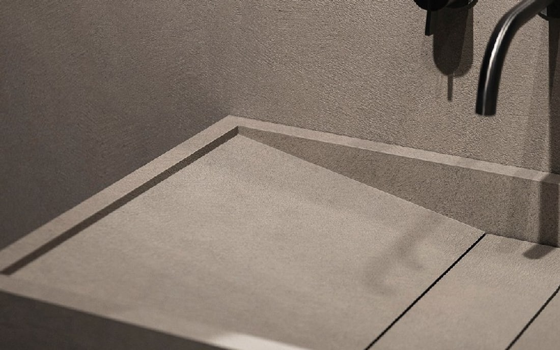 Đá chậu lavabo — mặt bàn phòng tắm và chậu rửa mặt gắn âm