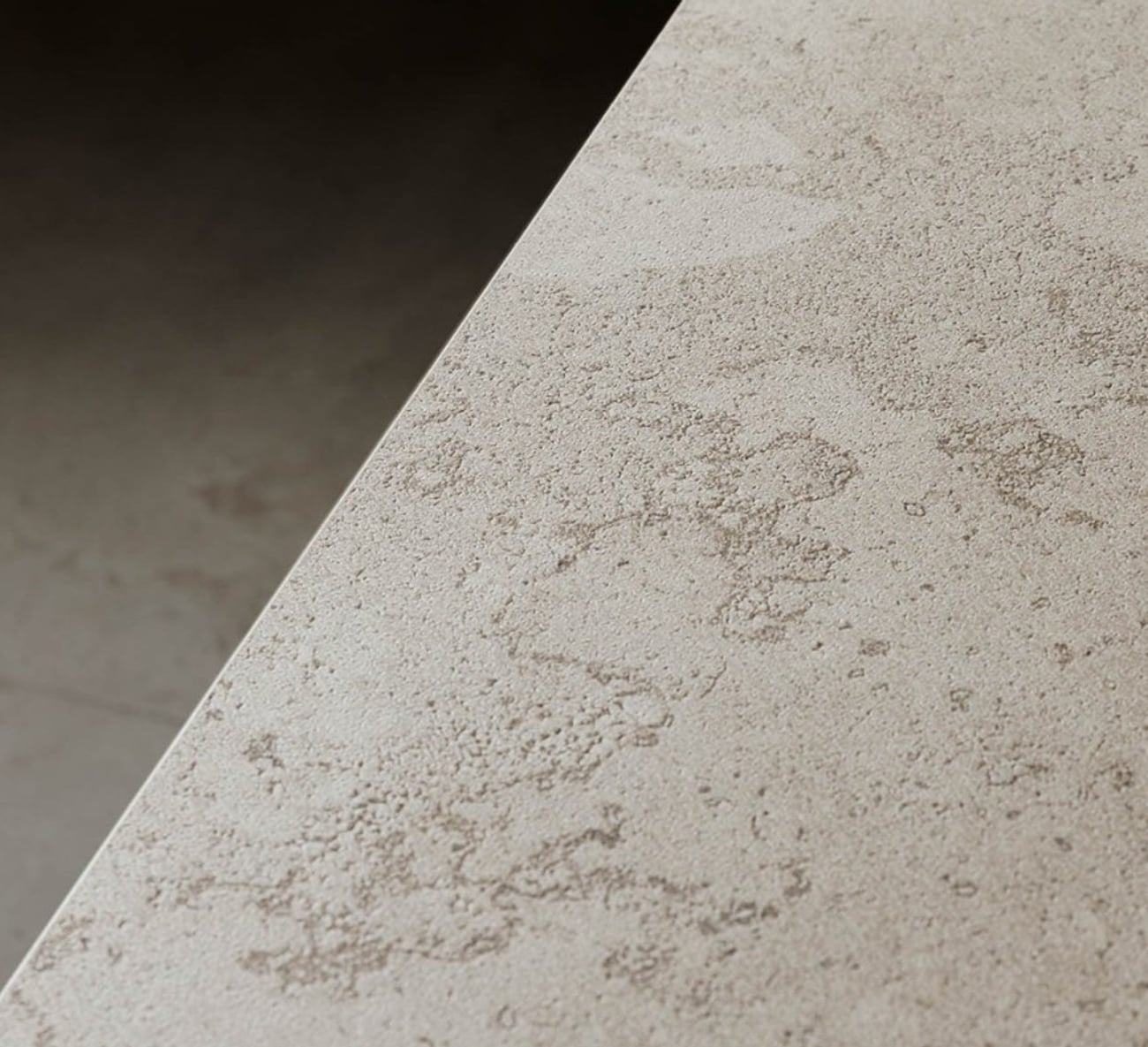 Bề mặt đá nung kết close-up — vân marble